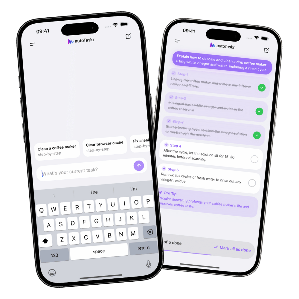 autoTaskr app preview
